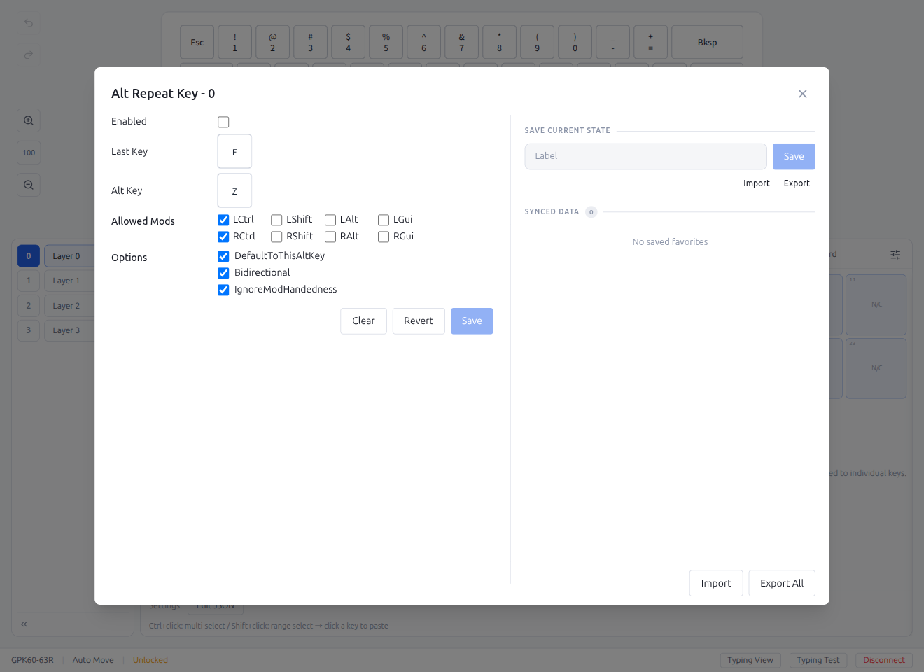 Alt Repeat Key Detail