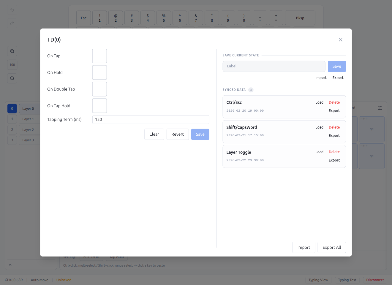 Inline Favorites Panel