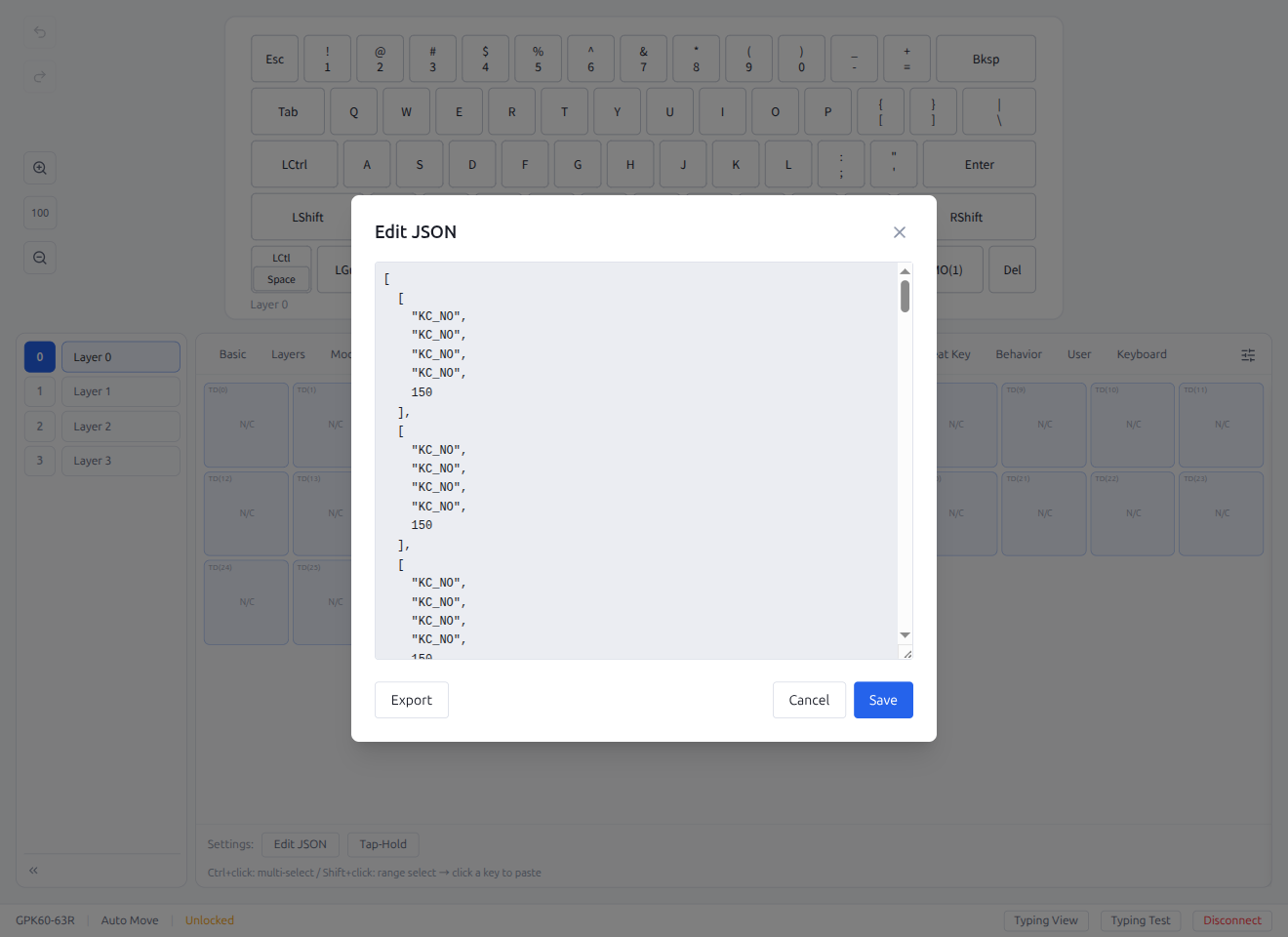 JSON Editor — Tap Dance